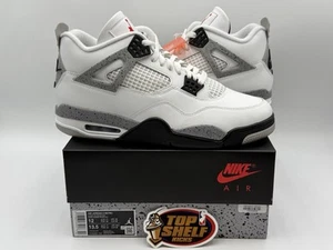 DS New Nike Air Jordan Retro 4 White Cement 2025 Size 12 OG Authentic Basketball - Picture 1 of 9