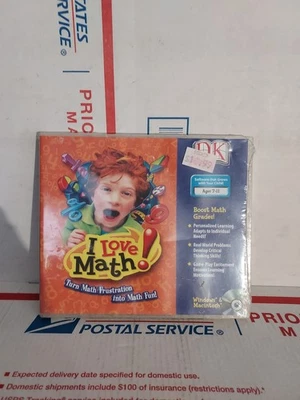 DK I Love Math Pc Win7 XP Multiply Divide Add Subtract Fractions Decimals - #175 - Image 1 of 2