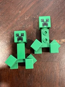 LEGO Minecraft Creeper Minifigure Min012 21118 The Mine - Picture 1 of 2