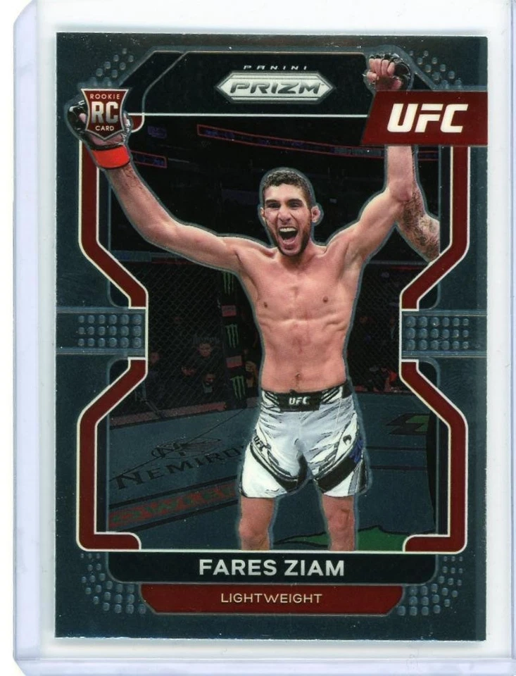 * FARES ZIAM * 2022 UFC PRIZM ROOKIE RC # 143 - Image 1 of 1