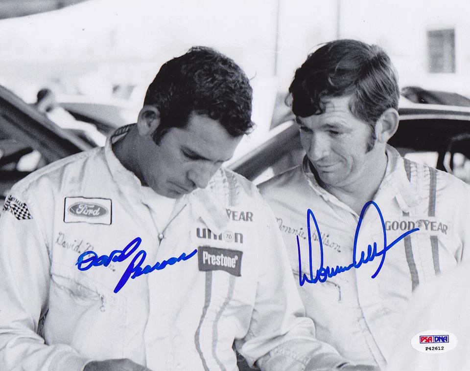 David Pearson & Donnie Allison DUAL SIGNED 8x10 Photo NASCAR PSA/DNA AUTOGRAPHED - Image 1 of 1