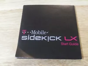 Guide de démarrage pour T-Mobile Sidekick Sharp LX - Photo 1 sur 1