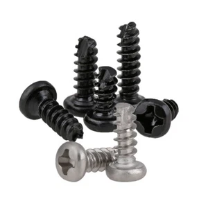 Round Head Self Tapping Screws M2 M2.3 M2.6 M3 All Sizes Phillips Drive Screws - Picture 1 of 12