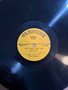 78 rpm Irish Liam O'Connor Glenside W 188 in E - Imagen 1 de 2