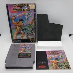 Wizards & Warriors (Nintendo NES, 1987) Complete in Box w Manual Original Seal!