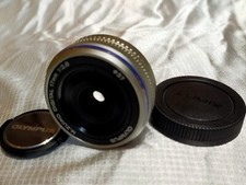 [MINT] OLYMPUS M.ZUIKO DIGITAL 17mm F2.8 Lens silver from Japan #8171