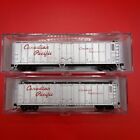 (2) Atlas N 50' Mechanical Reefer Cars Canadian Pacific Cp # 286120 & 286102