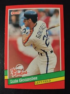 Luis Gonzalez Rookie Card (RC) - Houston Astros - 1991 Donruss Baseball Card #17