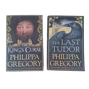 The Last Tudor & The Kings Curse by Philippa Gregory 2x Tudor Plantagenet Series - Picture 1 of 13