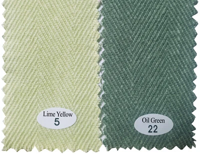 Asientos cortina tapicería tela algodón 5s pesado rayas espiga vintage 58"w Foto 1 de 2