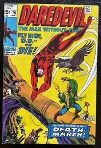 Daredevil: The Man Without Fear #76. Marvel Bronze Age Comics. Key. Rare. - Picture 1 of 12