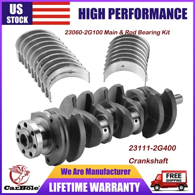 For 2011-2013 HYUNDAI SONATA  KIA OPTIMA SPORTAGE 2.0L Crankshaft & Bearing Set - Image 1 of 4