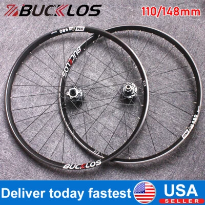 29 inch MTB Bike Wheelset Aluminum Alloy Boost Disc Brake Wheels Front&Rear Rim - Image 1 of 4