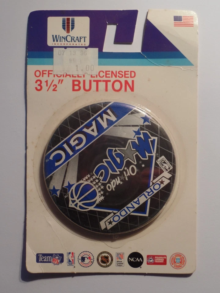 Vintage Wincraft NBA Boston Celtics Officially Licensed 3.5” Button Pin USA