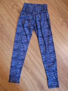 Purple Pants Soft Leggings Girls Size 3-5 - Picture 1 of 3