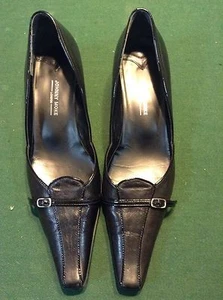 Tolle Designer Johnny Moke London schwarze hochhackige Damenschuhe 7 - Bild 1 von 7