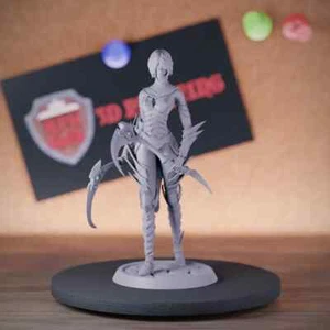 Female Cultist Miniature Undead Warrior Mini Dungeons and Dragons Mini DnD 5e - Picture 1 of 8
