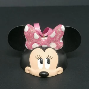 Adorno de árbol de Navidad de Minnie Mouse de los parques de Disney artista rosa Caley Hicks - Imagen 1 de 12