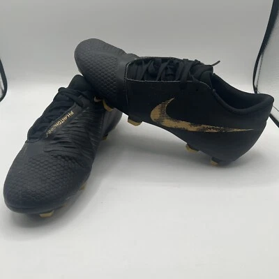 Nike Men's Phantom Venom Club FG Cleats AO0577-077 Black/Gold Size 6.5 US - Image 1 of 4