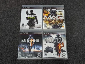 PS3 PlayStation 3 Lot Call of Duty Modern Warfare 3 Battlefield 2 & 3 Mag Tested - Picture 1 of 13