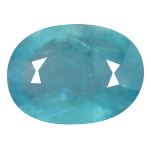 0,66 ct Ovalschliff (7 x 5 mm) unbeheizt / unbehandelter grünlichblauer Grandidierit - Bild 1 von 1