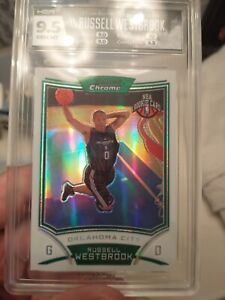 2008 Bowman Chrome Russell Westbrook Refractor /499 Rookie SP Gem Mint Clippers 