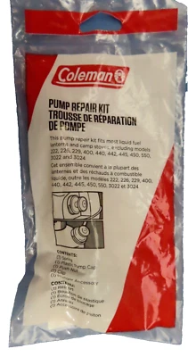 Coleman Camp Stove Lantern Pump Repair Kit Replacment Parts #3000000455 NEW - Image 1 of 2
