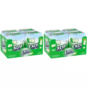 EXTRA Refreshers SPEARMINT Sugar Free Chewing Gum Bulk, 40 Pcs Per (8 Pack) - Picture 1 of 8