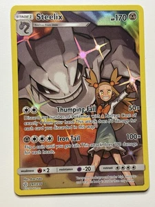 Steelix 2019 Cosmic Eclipse Full Art Secret Rare Pokemon Card 247/236 - Picture 1 of 4