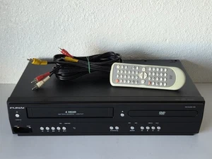Funai DV220FX4 VCR DVD Combo VHS Player 4-Head With Remote & AV Cables - Picture 1 of 9