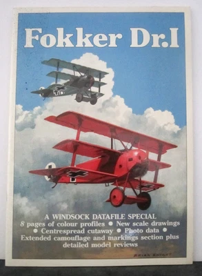 1991 Windsock Datafile Special on Fokker Dr.1-Albatros-WW1 Triplane-Modelers - Image 1 of 4