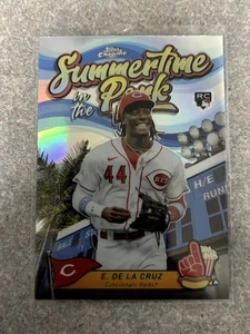 2024 Topps Chrome - Summertime in the Park Elly De La Cruz #SITP-4 (RC) - Picture 1 of 2