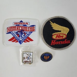 Vintage Honda Motors Enamel Pin Patch Aspencade 1993 1985 1983 Homecoming - Picture 1 of 6