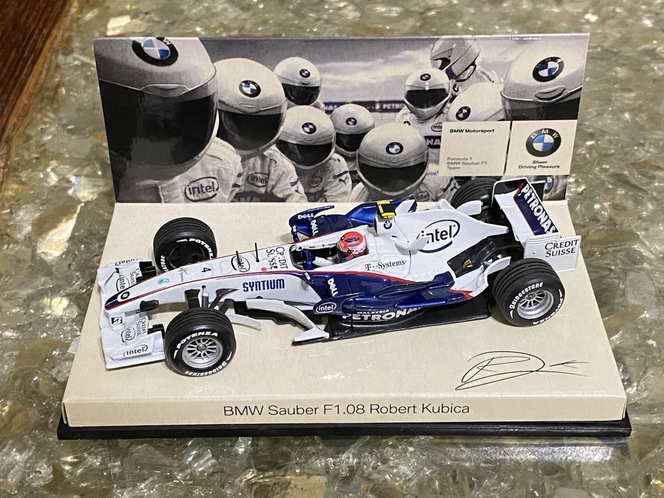 Minichamps 1/43 Bmw Sauber F1.08 Robert Kubica BMW Custom - Image 1 of 2