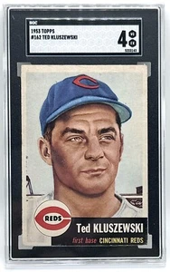 1953 Topps #162 Ted Kluszewski SGC 4 en muy buen estado-excelente - Imagen 1 de 2