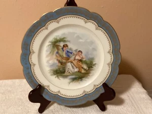 Sevres S.46, 1846 Chateau Des Tuileries piatto 9,5"" antico - Foto 1 di 4