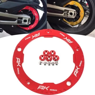 Capa de polia de correia de transmissão de motocicletas para KYMCO AK550 AK 550 2017-2023 vermelha - Imagem 1 de 4
