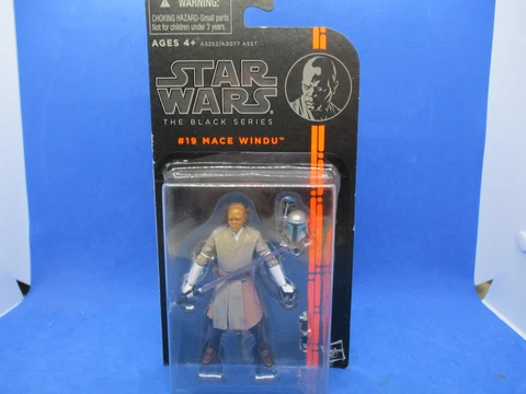 Star Wars - The Black Series - Orange Line - #19 Mace Windu - 3.75" Inch "NEW" Cover