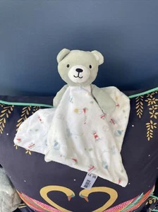 BNWT Little Nutmeg Grey Teddy Bear - Nautical Lighthouse Comforter Blankie bnwot - Picture 1 of 7