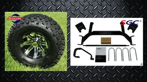 EZGO TXT/PDS GAS GOLF CART 2001.5+  6" LIFT KIT + 10" WHEELS and 22" AT TIRES  - Picture 1 of 8