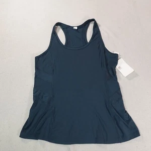 Gap Tank Top Womens Extra Large Blue Sleeveless Shirt Stretch Gym Workout Fit - Picture 1 of 19