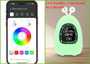 Sunrise Alarm Clock Wake Up Light Bluetooth Speaker Control White Noise - Picture 1 of 7