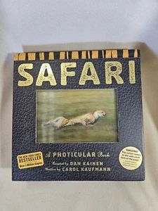 Safari Fotobuch Scanimation pädagogische Tiere bewegen sich beim Umblättern. Selten - Bild 1 von 6