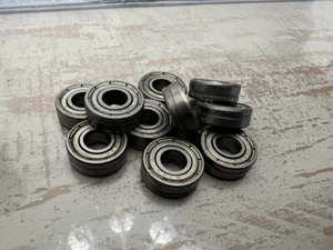 pack of 10 696ZZ 2 Shielded Metal Ball Bearing 6mm x 15mm x 5mm with side grove - Picture 1 of 2