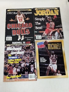 Lot of 4 ~ Michael Jordan Magazines ~ Vintage 1997 1998 ~ No Posters - Picture 1 of 7