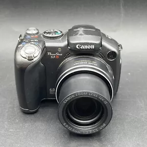 Canon Powershot S3 IS 6.0MP Digitalkamera - getestet & funktionsfähig - Bild 1 von 8