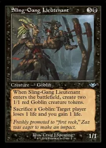 Sling-Gang Lieutenant (Marco Retro) - Modern Horizons 1 (MH1)(Casi Como Nuevo Casi Nuevo) - Imagen 1 de 1
