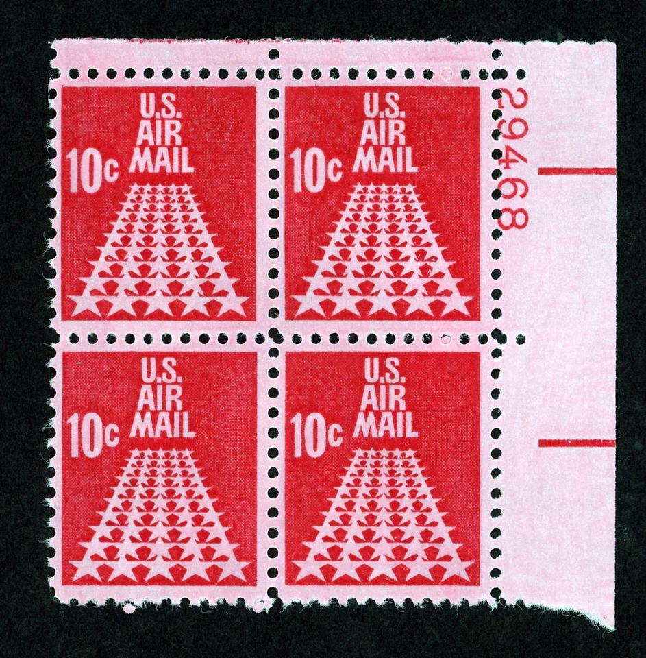 Stamps United States, Scott # C72 Mint NH plate block - Image 1 of 1