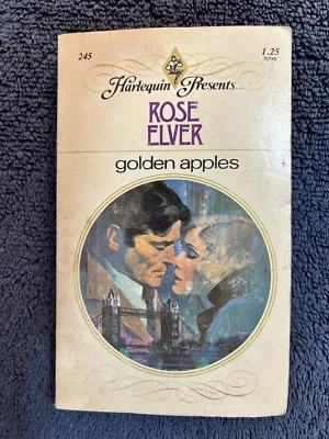 Golden Apples, Harlequin Presents #245, Rose Elver, Vintage - Image 1 of 4