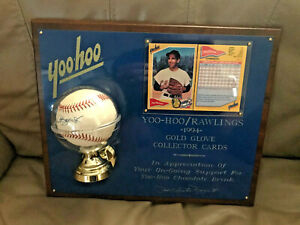 Phil Rizzuto Yoo-Hoo Plaque and Autographed Baseball Yankees One of a Kind 